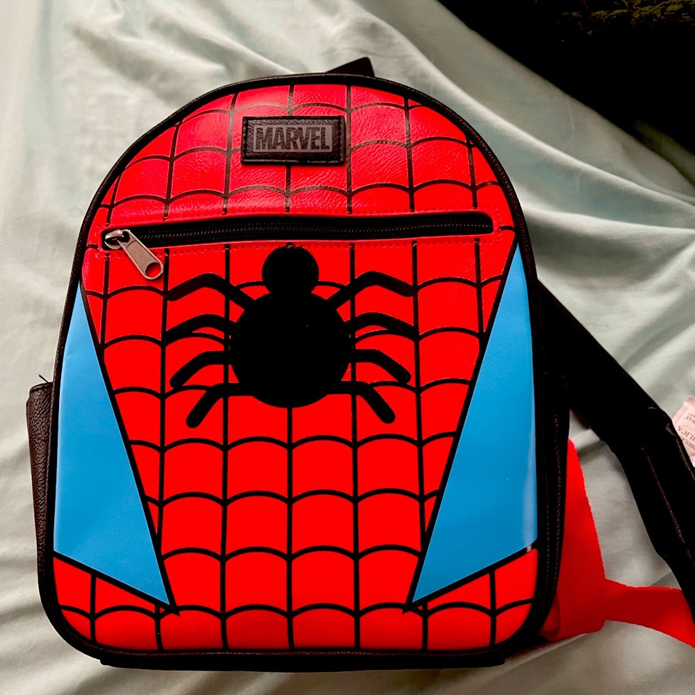 Spiderman Funko / Loungefly Mini Bag Backpack - Leather - New with tags!